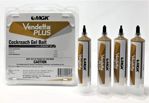 MGK Vendetta Plus Cockroach Gel Bait - 1 Box (4 X 30 Gr. Syringes)